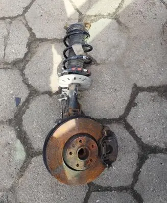 Peugeot 308 Front shock absorber with coil spring MCPHERSONPRA308BHD