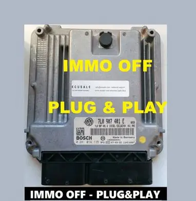 Volkswagen Touareg I Engine control unit/module 7L0907401E 0281014115