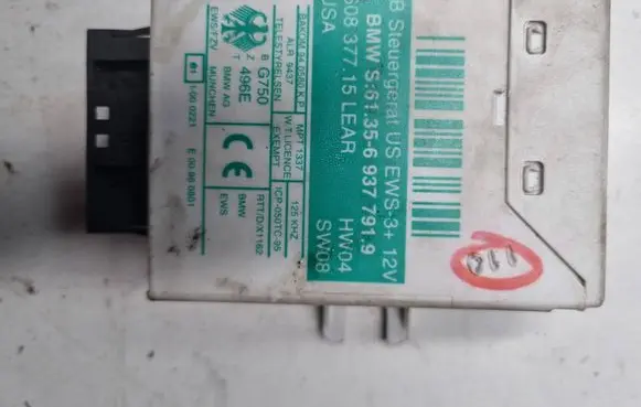 BMW X3 E83 Door central lock control unit/module 6937791 60837715