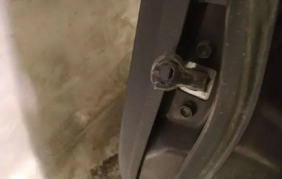Mazda 2 Rear door check strap stopper