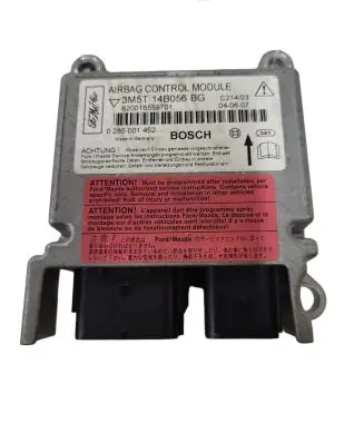 Ford C-MAX I Airbag control unit/module 3M5T14B056BG 0285001452 62001559701