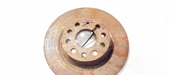 Volkswagen PASSAT B6 Rear brake disc neventiliuojamas
