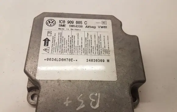 Volkswagen PASSAT B5.5 Airbag control unit/module 1C0909605C 5WK43130