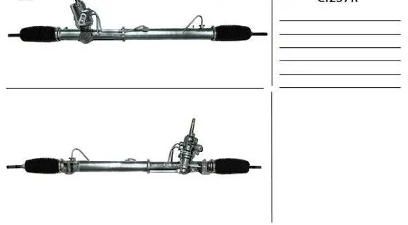 Citroen C5 Steering rack 4000NC 9801455880 9685724980