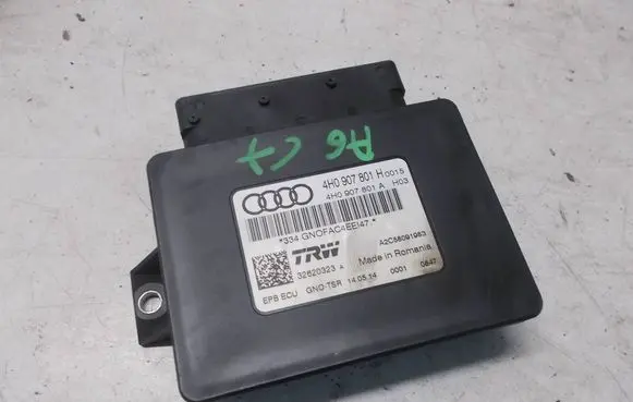 Audi A6 C7 Hand brake control module 4H0907801H 4H0907801A A2C58091983