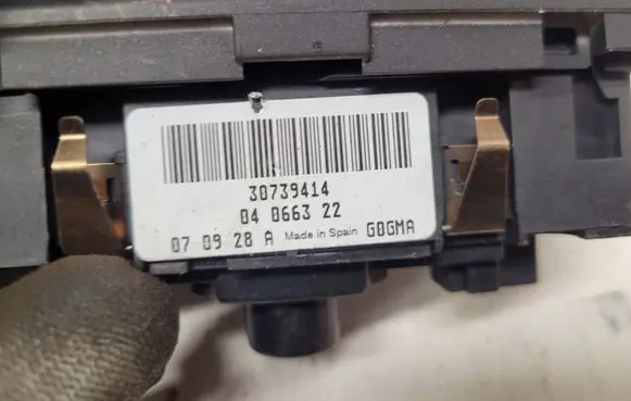 Volvo XC60 Light switch 30739414