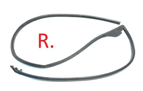 Rubber seal rear door