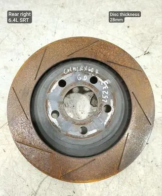 Dodge Challenger Rear brake disc