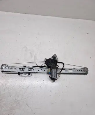 Rear door window regulator with motor