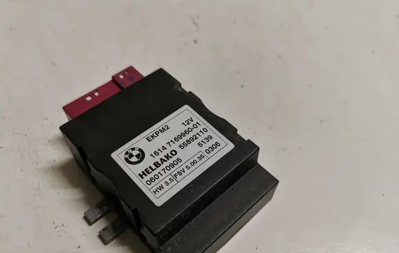Fuel injection pump control unit/module