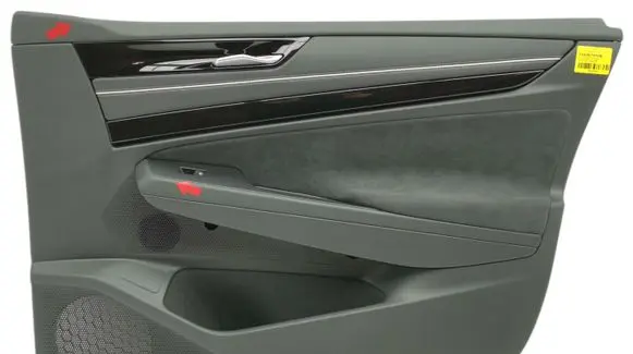 Front door card panel trim