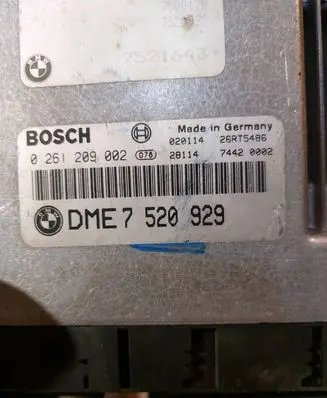 BMW 7 E65 E66 Engine control unit/module 7520929 0261209002 26RT5486
