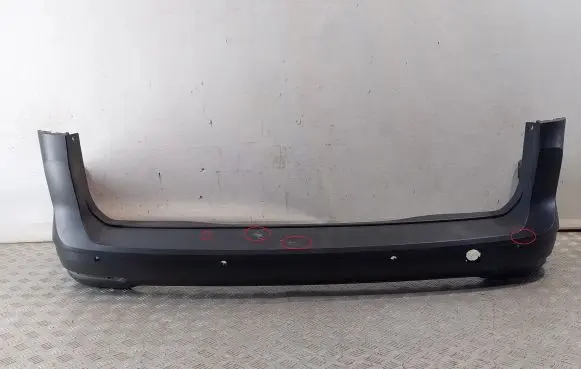 Volkswagen Caddy Rear bumper 2K7807421B 2K7807417C9B9