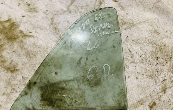Mazda 626 Rear vent window glass 