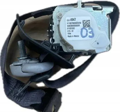 Cadillac Escalade IV Third row seat belt 23114947