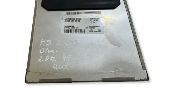 Mercedes-Benz C W203 Engine control unit/module A0265454732 053040407230 5WK90365