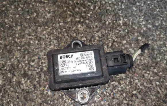 Audi A8 S8 D3 4E ESP acceleration yaw rate sensor 8E0907637A