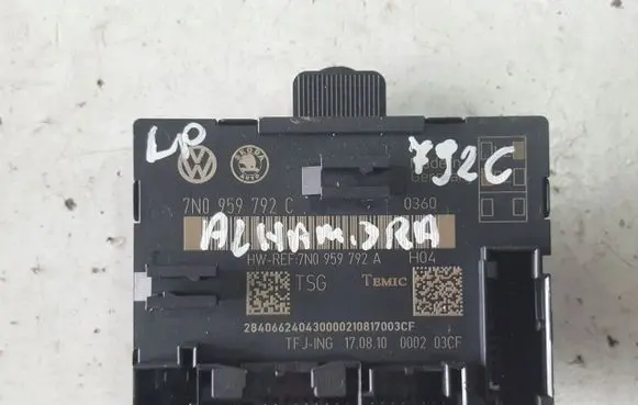 Volkswagen Sharan Door control unit/module 7N0959792C
