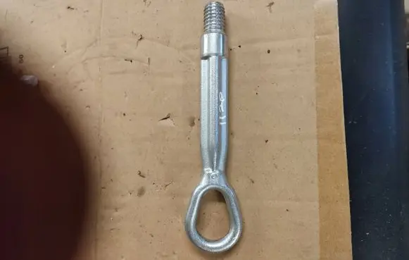 Towing hook eye
