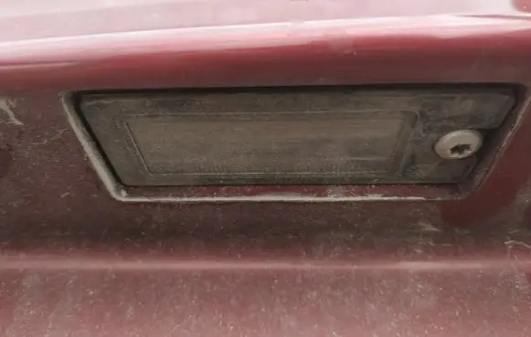 Volvo S60 Number plate light