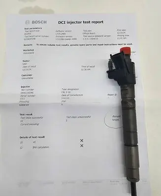 Volvo XC60 Fuel injector 31303238