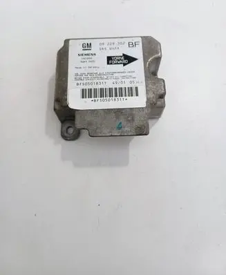 Opel Zafira A Airbag control unit/module 1923294 09229302 RFS0501831T