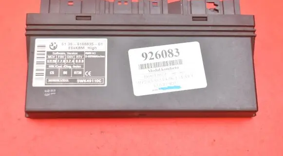BMW 5 E60 E61 Comfort/convenience module 9168835