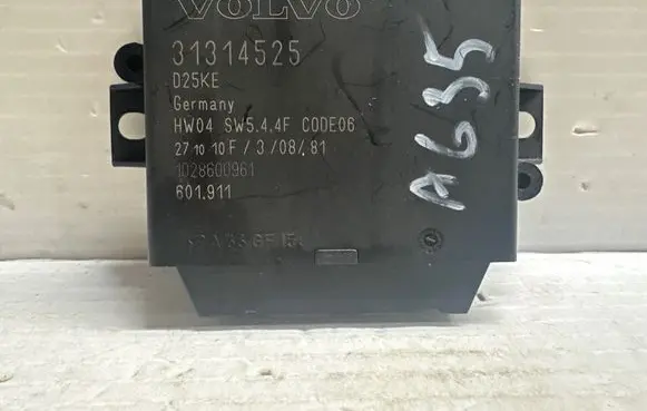 Volvo S60 Parking PDC control unit/module 31314525 1028600961 D25KE