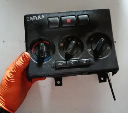 Opel Astra H Climate control unit 024420732