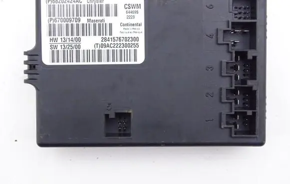 Maserati Quattroporte Seat control module 670009709
