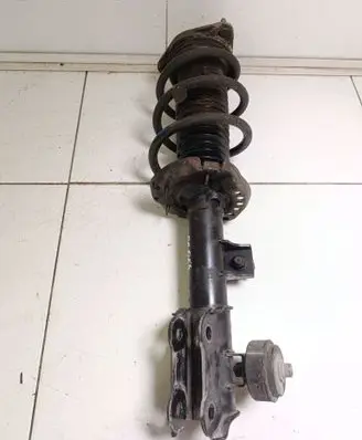 Front shock absorber with coil spring