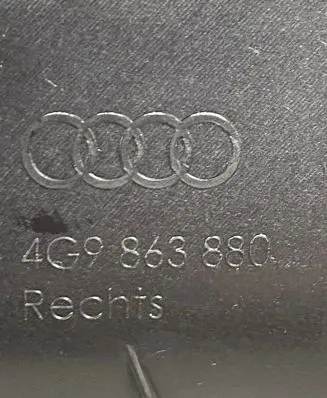Audi A6 C7 Trunk/boot side trim panel 4G9863880