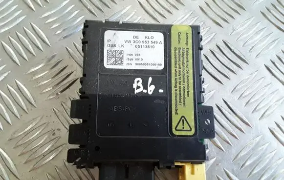 Volkswagen PASSAT B6 Steering angle sensor 3C0953549A 05113810