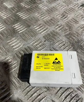 BMW 5 E60 E61 Center console control module 9183233 28137346 509340