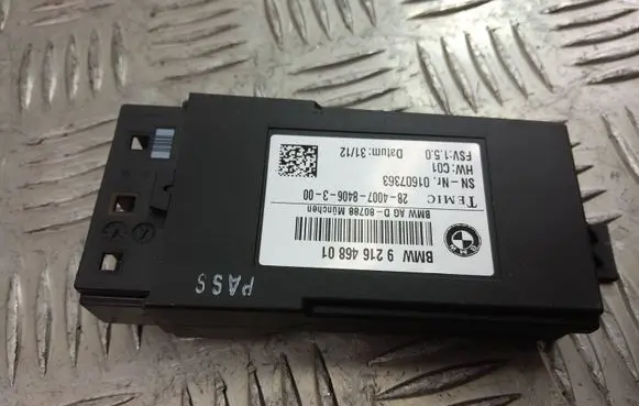 BMW 5 F10 F11 Seat heating relay 9216468