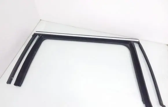 Volkswagen PASSAT B7 Rubber seal rear door window/glass 3C9839432E