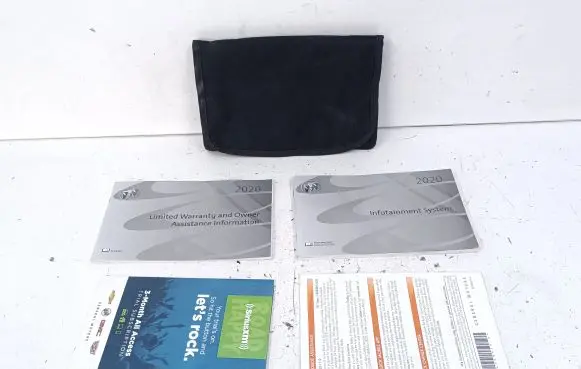 Buick Encore I Owners service history hand book 
