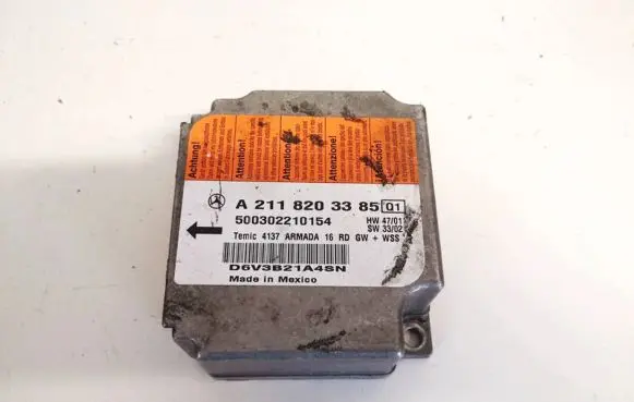 Mercedes-Benz E W211 Airbag control unit/module a2118203385