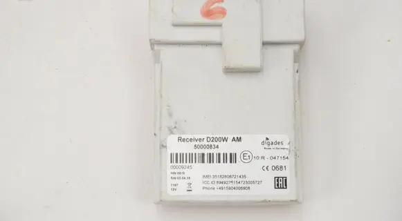 Volkswagen Golf VII Auxiliary heating control unit/module 50000834