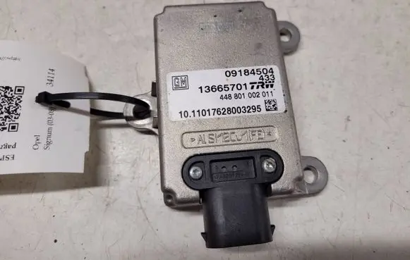 Opel Signum ESP acceleration yaw rate sensor 13665701 448801002011 1011017628003295