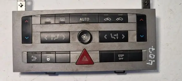 Peugeot 407 Climate control unit 96573322