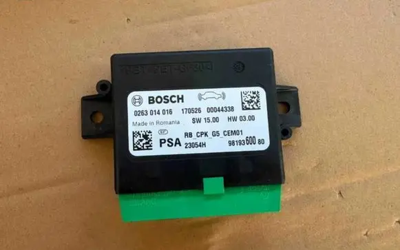 Peugeot 3008 II Parking PDC control unit/module 00044338 0263014016 9819360080