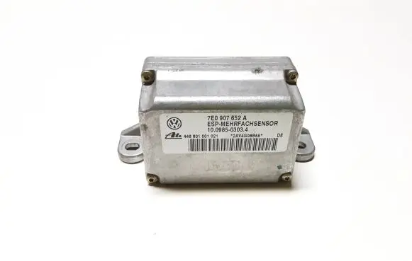 Volkswagen Touareg I ESP acceleration yaw rate sensor 7E0907652A 10098503034 448801001021