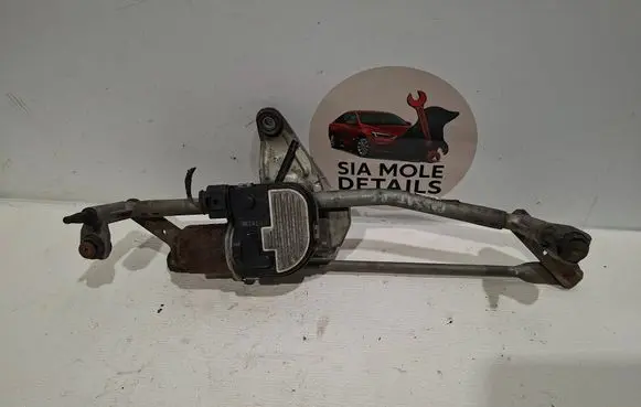 Volkswagen PASSAT B6 Front wiper linkage and motor 0390241609 3C1955119A