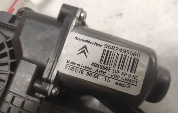 Citroen C4 Grand Picasso Front door window regulator with motor 9682495580 400964E