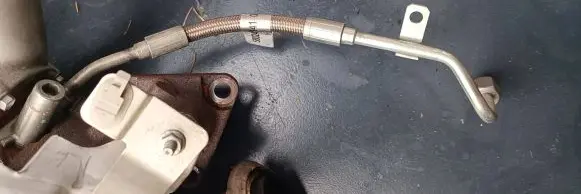 Fiat Ducato Turbo turbocharger oiling pipe/hose 5802437141