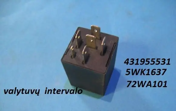 Volkswagen Golf IV Window wiper interval relay 431955531