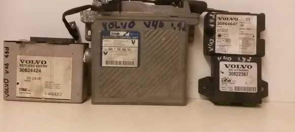 Engine ECU kit and lock set