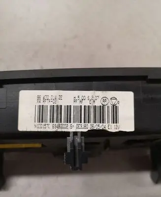 Citroen C5 Climate control unit 96470014ZE 69490002 N1001570