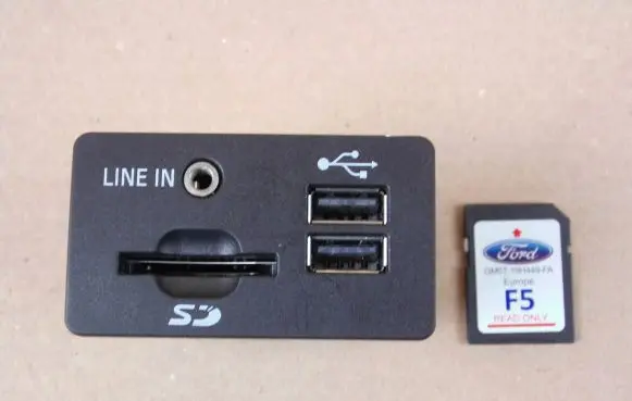 Ford Kuga II USB socket connector F1CT14F014AA